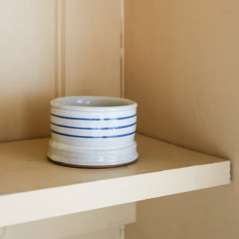 stoneware tealight holder - heart deco