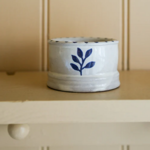 stoneware tealight holder - heart deco