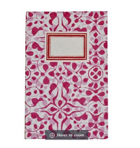 Hardback Notebook Dappled Eton Mess Pink - heart deco