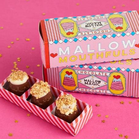 Mallow Mouthful Chocolate Gift - heart deco