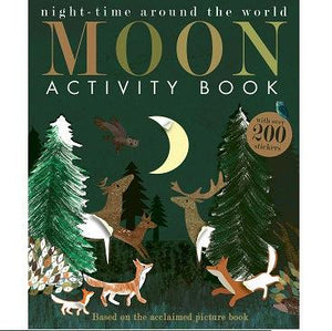 Moon: Night Time Around the World Activity Book - heart deco