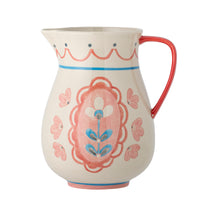 Odina Jug Rose Stoneware - heart deco