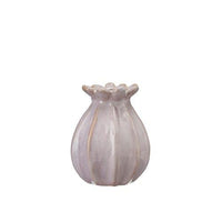 Pink Petal Scalloped Vase - heart deco