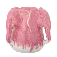 Pontus Pink Elephant vase - heart deco