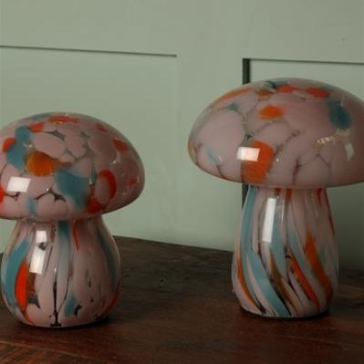 Mushy LED Lamp - Orange White Blue