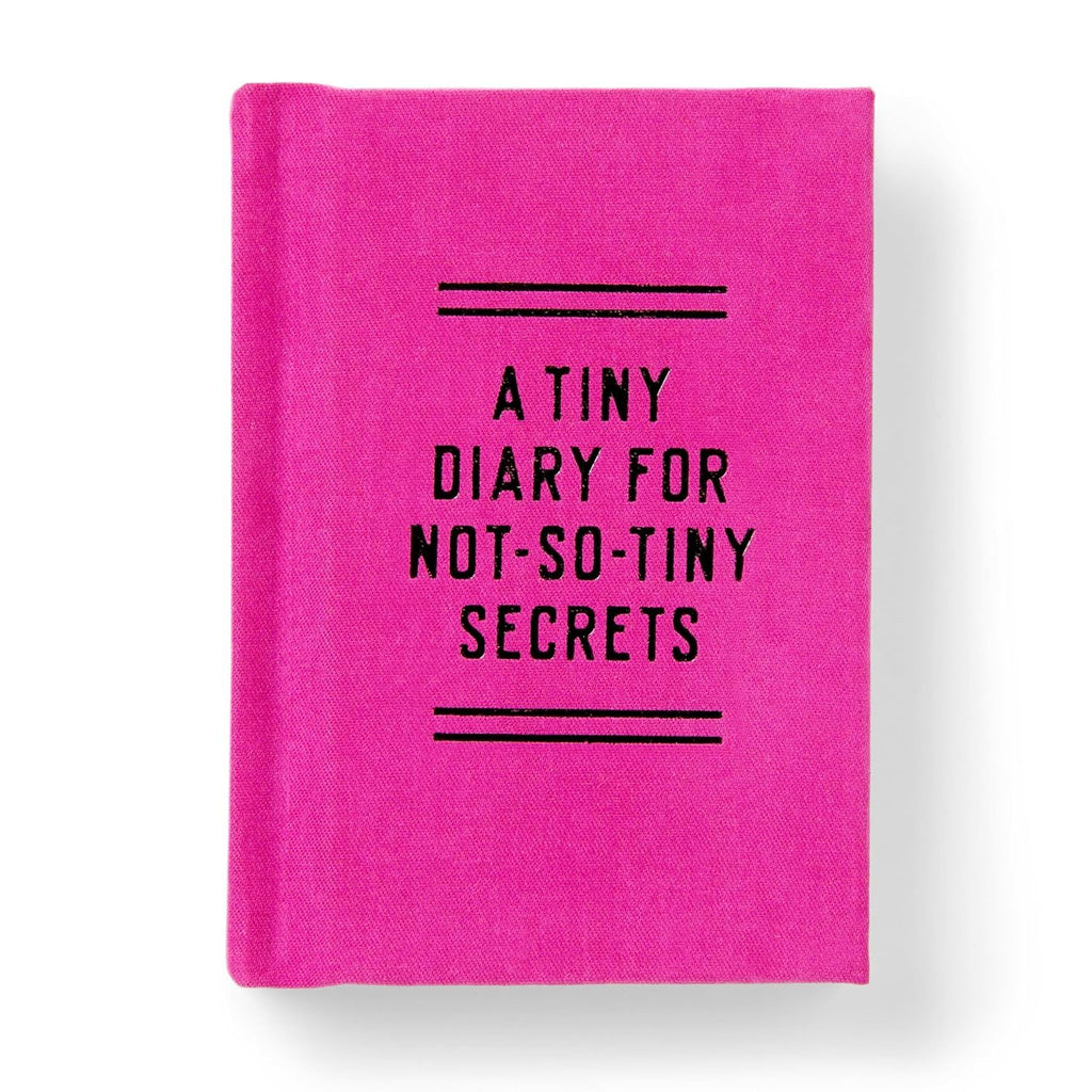 Tiny Diary for not so Tiny Secrets -  Mini Diary with Gilded Pages