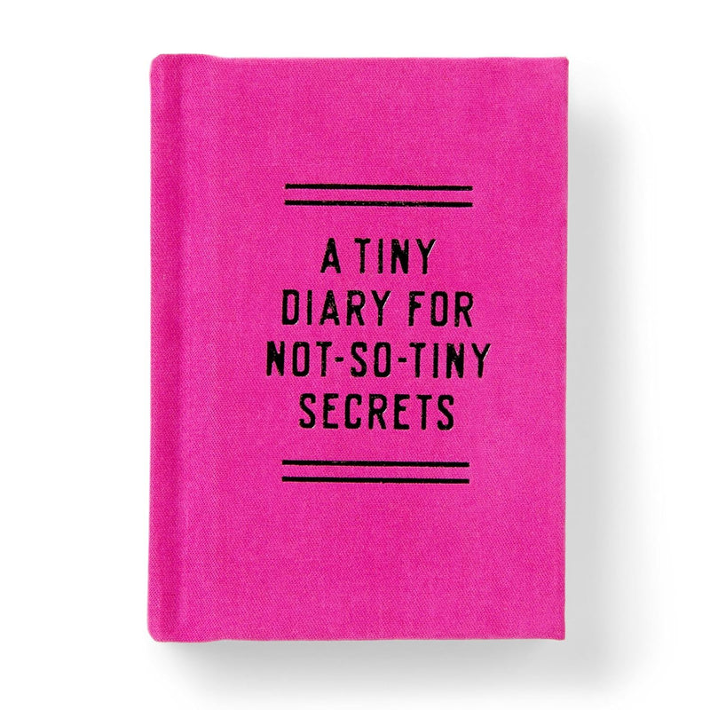 Tiny Diary for not so Tiny Secrets -  Mini Diary with Gilded Pages