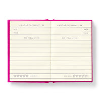 Tiny Diary for not so Tiny Secrets -  Mini Diary with Gilded Pages