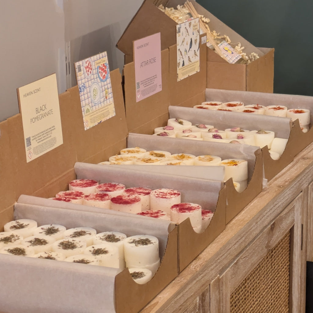 botanical wax melts - heart deco
