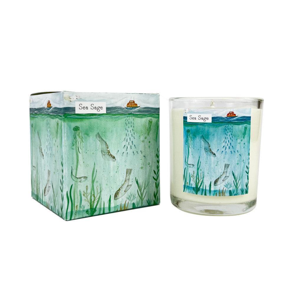 Sea Sage Soy Wax Candle
