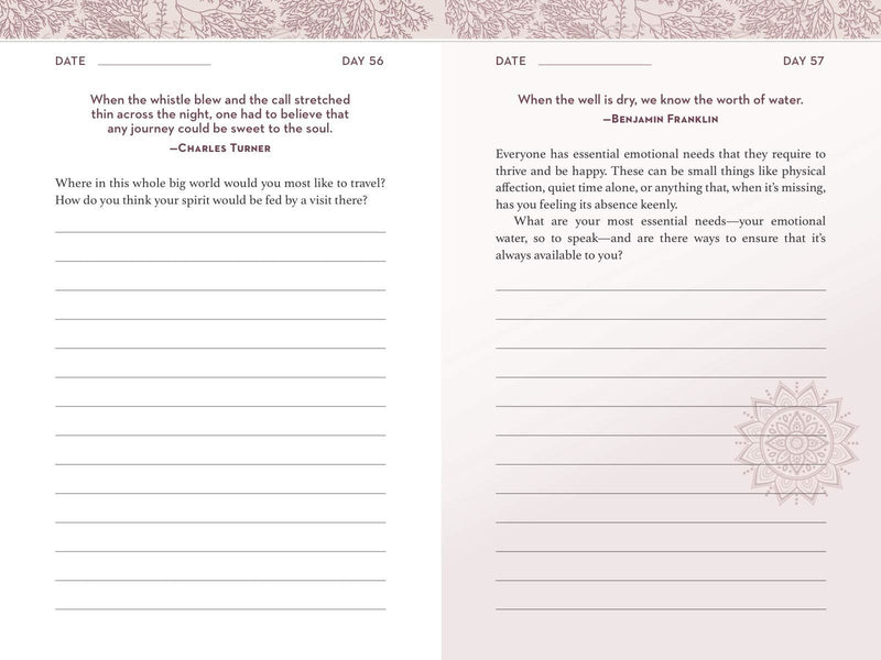 Self Care Journal - Daily Inspiration and Mindful Living