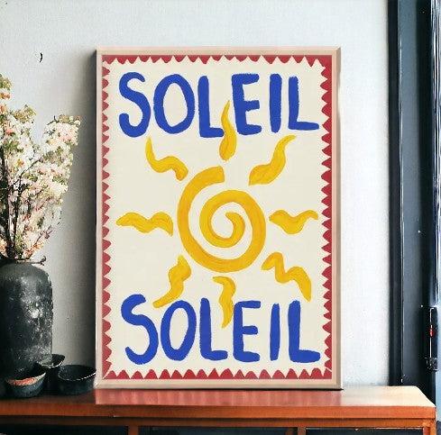 Soleil Art Print - heart deco