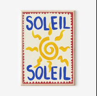 Soleil Art Print - heart deco