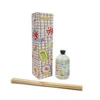 Summer Citrus Reed Diffuser with Illustrated Box