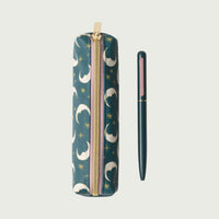 vegan pouch teal moon