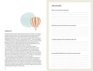 The Wellbeing Journal - heart deco