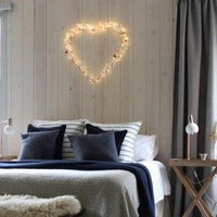 Hanging Heart Wall Light Decoration - heart deco