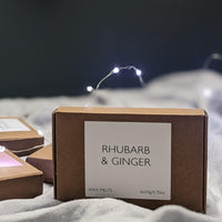 Rhubarb and Ginger Heritage Range Plant Wax Melts  - heart deco
