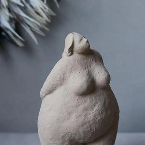 Valencia Handmade Female Sculpture - heart deco